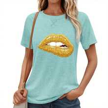 1/2/4pcs Gold Glitter Heat Transfer Stickers - DIY Clothing Customization For T-Shirts, Jeans, Hoodies And Backpacks (Plastic Material, Mixed Colors) - Shiny Clothing Stickers, Handmade Craft Supplies