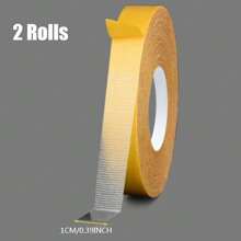2pcs Super Sticky High-Viscosity Double-Sided Adhesive Tape Double Sided Traceless Tapes High Viscosity Cloth Base Grid Carpet Adhesive Fiber Gummed Tape Strong Sticky Strips No Trace Perfect For Carpet Leather Wall Floor Fixing