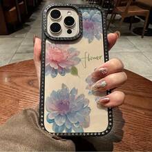 Funda para teléfono 1PC Teléfono Bling de Doble Cara, Parte Trasera Dura Suave a Prueba de Golpes, Multicapa, TPU + PC, Compatible con 16/15/14/13/12/11 Pro/Plus - Blanco - Ver 8