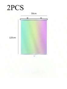 Retractable Heat-Insulating Sunshade - Easy-Install No-Drill Suction Cup For Kitchen, Balcony & Living Room Glass Windows Curtains Curtains For Living Room Room Decor Home Decor Living Room Curtain Kitchen Decor Living Room Decor Room Decor Curtains Bedroom - Silver - View 14