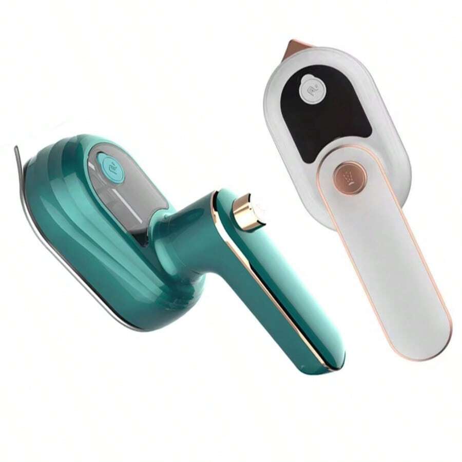 1 Pack Hand-Held Mini Steam Iron – 1-Second Wrinkle-Removing Savior, Perfect For Dorms, Trips & Parties, Fabric-Comfortable & Extremely Convenient - 白色 - 查看 1