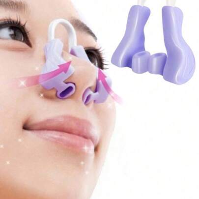 Kẹp mũi điều chỉnh được - Kẹp mũi trong suốt - Có thể tái sử dụng, không mùi, không dùng pin, phù hợp với nhiều trường hợp, tăng tính thẩm mỹ và thoải mái.