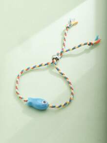 1pc Adorable Ceramic Fish Bracelet, Suitable For Everyday Wearing