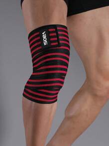 VBOSI 1 Piece Men Women Adjustable Compression Knee Wrap Support For Squat Weightlifting Gym Accessories Knee Support Sports Knee Pads Gym Knee Pads