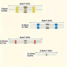 860pcs Waterproof Welded Sealed Wire Connectors, Heat Shrink Docking Connectors, Insulated Electrical Docking Splicing Wire Terminals, Used For Wire Joints Of Marine Vehicles, Marine Trucks - Nhiều màu - Xem 9
