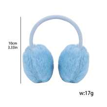 MSYO 18" Doll Plush Earmuffs, Fashionable & Cute Accessory Toy, Multi-Color, Great Gift For Little Girls