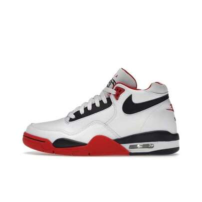 Nike Flight Legacy High-Top Retro Basketball Shoes, Red & White, Unisex
