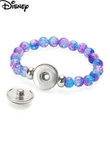 1 buc brățară cu mărgele colorate Disney Stitch Interstellar Baby Cartoon, brățară pentru femei, brățară, accesoriu, potrivită pentru ținuta zilnică, cadou de ziua de naștere pentru prietenă/cele mai bune prietene, cadou pentru studenți înapoi la școală, brățară pentru cupluri de petrecere