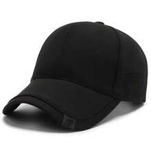 Gorras de béisbol sólidas para hombres Gorra de algodón al aire libre Gorras de hueso CasquetteHomme Trucker Hats AJLG - Gris Claro - Ver 4