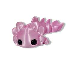 1 peça Axolotl Arco-Íris de 5,51 polegadas Impresso em 3D, Adequado para Decoração de Mesa, Decorações Domésticas, Presentes de Férias