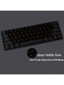 PBT双色注塑机械键盘键帽，透光背光，OEM高度，61/87/104键TKL布局，兼容MX轴，耐用纹理键帽套装