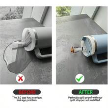 QY Silicone Cowboy Hat Straw Toppers For Stanley Cup 2.0 For Stanley Straw Covers Cap For Tumblers DustProof Straw Caps Compatible With Stanley Cup Accessories 40 Oz 30 Oz 20 OzBlack  2216 - B-Black - 查看 4