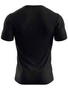 Camiseta de Graduación para Hombres 2026 - Orgulloso de la Familia de un Graduado Dorado y Azul Marino y Estampado de Diploma, Camiseta Casual de Manga Corta y Cuello Redondo para Padres de la Clase de 2026, Atuendos para Fiesta de Graduación - Negro - Ver 3