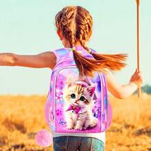 Backpack, 13" Girls Bookbag With Lunch Box, Kids School Backpacks Set For Elementary Preschool Kindergarten- Unicorn - Backpack - View 8
