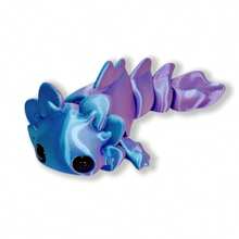 1 peça Axolotl Arco-Íris de 5,51 polegadas Impresso em 3D, Adequado para Decoração de Mesa, Decorações Domésticas, Presentes de Férias