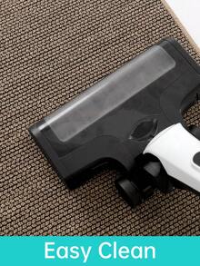 1件灰色/卡其色条纹几何复古编织门垫，室内外通用，易于清洁，适用于露台、室内、室外、走廊、花园装饰，加厚绒面材质，也可用于浴室、厨房等场所。 - 卡其色 - 查看 8