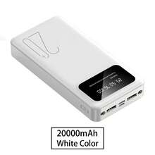 10000mAh High-Performance Powerbank Charger Compatible With Android/Apple Devices, With USB/Type-C/Micro USB Ports, LED Digital Display Screen, Suitable For Anniversary/Birthday/Christmas Gifts, Applicable For Various Phones/Tablets, K8 Outdoor Emergency Backup Battery Portable Power Bank