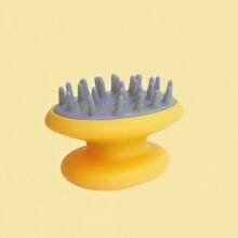 NEFOUME 1 件洗发按摩刷，4 种颜色可选，干湿两用（湿洗、干洗滋养），小巧便携，马卡龙色块设计，深层清洁不伤发，头皮 SPA 按摩顺发刷，返校、旅行度假必备，女士发饰