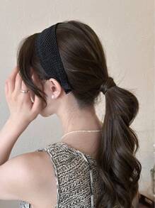 topshiny 女士空心宽头带，高冠压力头饰，休闲百搭发饰，发带，发箍，发饰，头饰 - 彩色 - 查看 5