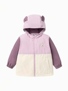 mini bala Boys Girls Hooded Jacket 2025 Fall Waterproof Windproof Outerwear