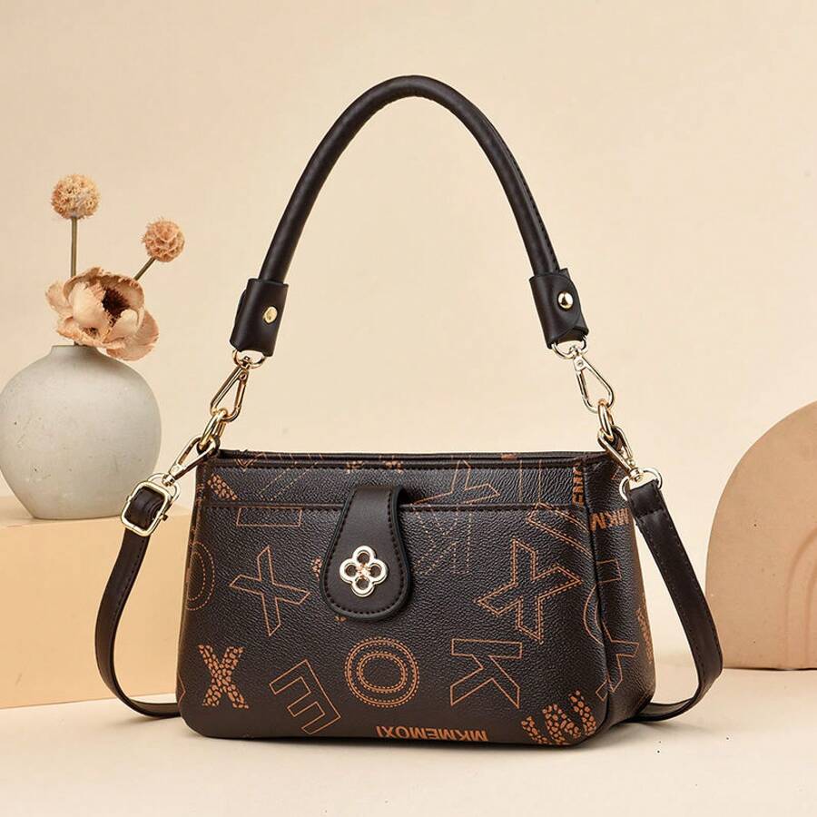 Women Shoulder Bags - 土黃 - 查看 1