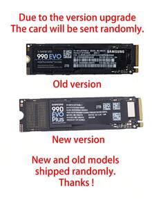 Samsung 三星 990 EVO 固态硬盘 1TB/2TB NVMe M.2 笔记本电脑 PS 台式机 PCIe 4.0 SSD - 黑色 - 查看 2