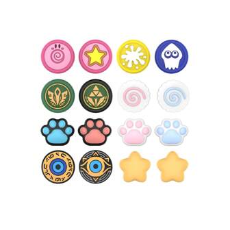  IINE Silicone Joystick Caps For Switch 2/NS2/Switch2, Joypad Thumb Joystick Rocker Cover Caps, Cute Game Design