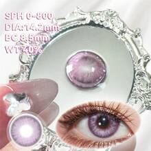 Daphne grüne Kontaktlinsen mit kleinem Durchmesser für Kurzsichtigkeit, natürliche farbige Kontaktlinsen 2 Stücke, Sommergeschenk für Mädchen, Augen Make-up, Jahresschönheit, Halloween Kostüm Cosplay