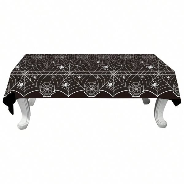 Halloween Pumpkin Theme Disposable Waterproof PE Tablecloth, Can Be Used As Background Cloth
