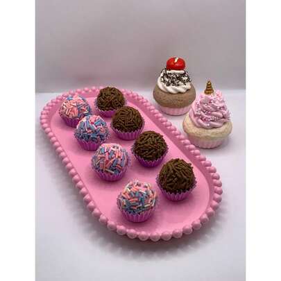 4 Bandeja Oval 24x12 Porta doces e decoração - Aniversario e Eventos