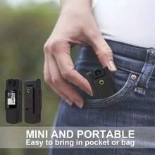 1 件 4K 高清机身相机、视频录制相机、即时相机、便携式可穿戴相机、液晶屏观看、夜视功能、可充电电池，适用于家庭、户外、骑行，是节日和生日的完美礼物。