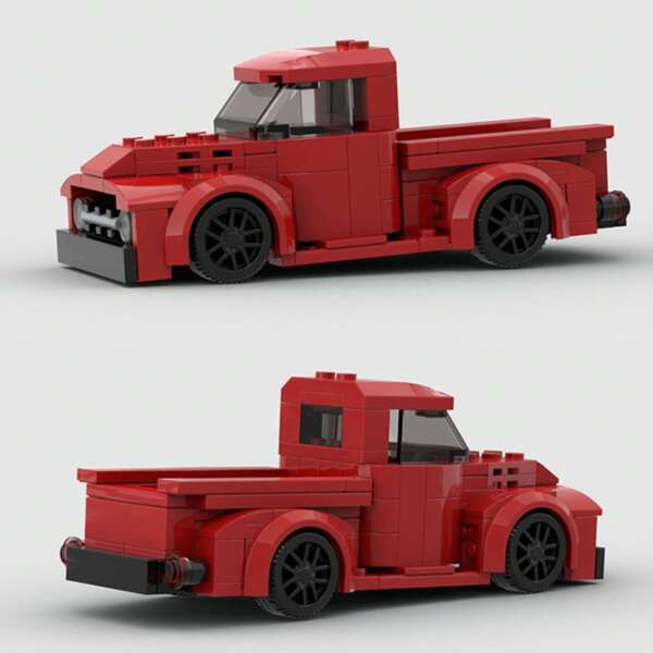 MIKEMENG Bloques de construcción de coche de carreras superdeportivo rojo/negro, kit de construcción de juguete DIY, modelo de coche, juguete de construcción de tecnología e ingeniería, juguete de coche para niños y adultos, mejor regalo de coleccionista para Halloween, Navidad y cumpleaños