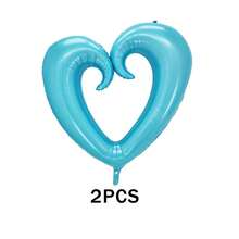 2 balões de coração de 36 polegadas, adequados para decoração de aniversário, decoração de quarto, festa de aniversário, decoração de casamento, balões de hélio