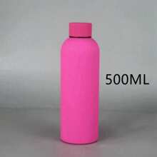 Taza de boca estrecha de acero inoxidable estilo estadounidense de 17/25oz500/750ml, botella de agua aislada al vacío portátil, termo deportivo con gran capacidad para senderismo y escalada, ideal para fiestas y regalos, de vuelta al colegio