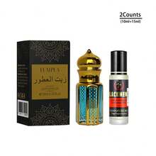 10ml 埃及乌木香薰油，巧克力麝香香薰油，蓝色木质古龙水香薰油，男女通用，持久留香，奢华金箔便携瓶 - 10ml - 查看 12