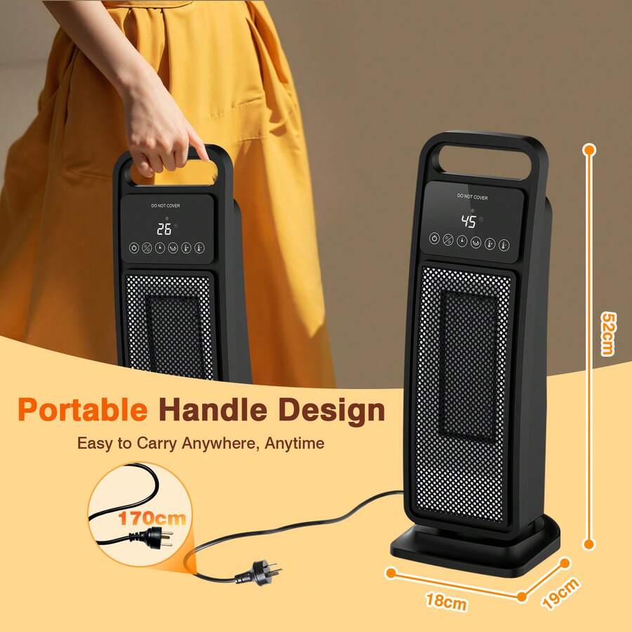 Advwin Advwin Heater 2000W Self-Regulating Outdoor Electric Portable ...