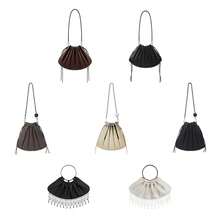 Women Shoulder Bags - 流蘇蝴蝶包黑色 - 查看 7