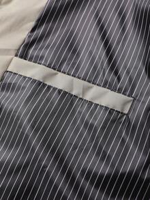 Alpha Camp 男士休闲商务风衣夹克，户外绅士简约风格，春秋季 - 卡其色 - 查看 4