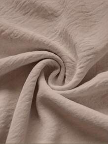 2pcs Abaya Set: Long Sleeve Shirt Top And Wide Leg Pants, Elegant And Comfortable For Home And Daily Wear - Rusty Rose - View 4