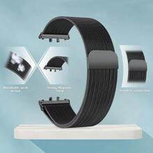 1pc Milan-Style Stainless Steel Band, Compatible With Samsung Galaxy Fit 3, Unisex Wristband/Bracelet, Accessory For Galaxy Fit3 Smartwatch - With Samsung Galaxy Watch Fit 3 - View 9