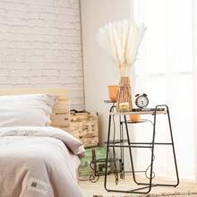 60 Pcs White Pampas Grass ,17 Inch/45 Cm Dried Pampas Grass Branches Decor For Wedding Home Kitchen Garden Party Photographing Flower Arrangement Vase Decor - Nhiều màu - Xem 8