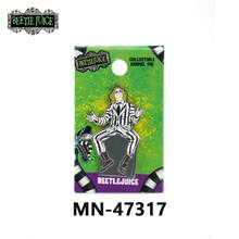 Warner Bros 官方授权恐怖电影珐琅别针套装 1/3 件 Beetlejuice Freddy Jason 胸针锌合金翻领别针适用于夹克背包衣服 DIY 装饰时尚配饰完美的日常穿着必备生日特殊场合的绝佳礼物选择高品质工艺与鲜艳的色彩和复杂的细节为您的服装增添一丝怪异的乐趣非常适合电影爱好者收藏家和经典恐怖喜剧电影的粉丝 - 彩色 - 查看 13