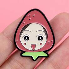 1 pièce/set Broche de fille de dessin animé, Badge NANA, Décoration de vêtements et sac à dos, Accessoires, Épingle de revers en métal, Emblème de sac, Cadeaux pour amis Accessoires de bureau Chemises Vestes Bijoux Cadeaux de Noël Halloween Épingle de vêtement Drôle Mignon Cadeaux pour enseignants - Multicolore - Voir 6