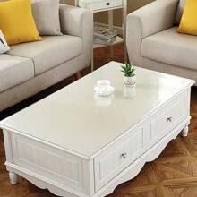 1 pieza Alfombrilla de escritorio de vidrio suave transparente, cubierta de escritorio de PVC resistente al agua y al aceite, fácil de limpiar para escritorio de escuela/aula, mesa de comedor, mesa de café, protector de escritorio de plástico cristal resistente al agua, alfombrilla para silla, alfombrilla antideslizante para piso