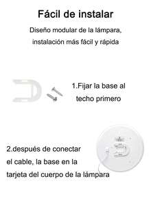 12W/18W Lámpara de techo con sensor de movimiento de luz con sensor de radar, lámpara de techo Led de 127V, iluminación con Sensor de movimiento para habitación, pasillos, pasillo, luces de techo de inducción para garaje, iluminación de techo, sala de garaje, pasillos, luces de techo de pasillo, balcón de escalera - luz blanca - Ver 9