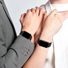 1pc Milan-Style Stainless Steel Band, Compatible With Samsung Galaxy Fit 3, Unisex Wristband/Bracelet, Accessory For Galaxy Fit3 Smartwatch - With Samsung Galaxy Watch Fit 3 - View 8