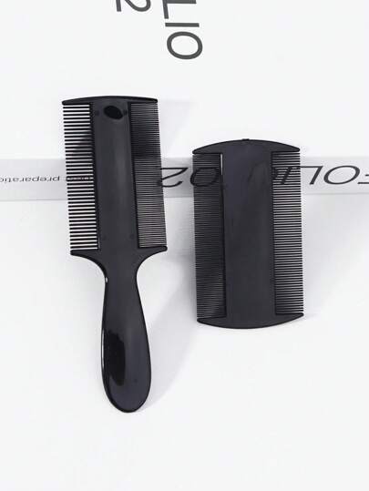2pcs Comb Set With And Without Handles, Double-Sided Fine-Toothed, ABS Plastic Handles, Plastic Teeth, Use For Lice And Dandruff Removal, Suitable For All Hair Types,Back To School,Travel Holiday Essentials,Hair Accessories For Women,Brush,Hair Brushes,Edge Brush,Brush Hair,Hair Comb,Comb Hair,Detangling Brush,Ball Brush,Mini Hair Brush,Hair Brush Set,Wooden Comb,Hair Brush, Brush, Comb, Slick Back Brush, Hairbrush, Edge Brush, Brush Hair, Hair Comb, Hair Brush Set, Comb Hair, Mini Hair Brush, Detangling Brush, Hair Brushes, Hair Products, Hair Tools, Hair Stuff, Hair Care, Curly Hair Brush, Barber, Barber Accessories, Hairdressing Equipment,Travel Essentials,Hairstyle,Hairdressing,Hair Brush,Slick Back Brush,Styling Brush,Curly Hair Brush,Edge Brush,Hair Comb,Brush Hair,Hair Brush Set,Comb Hair,Comb For Curls,Detangling Brush,Hair Brush For Women,Hair,Travel,Hair Products,Hair Tools,Hair Stuff,Barber,Barber Accessories,Barbershop,Hairdressing Equipment