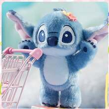 Stitch "Quirky & Fun" Plush Keychain, Mischievous, Soft-Plush Stitch With Exaggerated Expressions And Vibrant Colors, Perfect For Adding Playful Flair To Keys, Bags, Or Backpacks - Multicolor - View 4