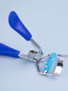 1个带内置梳子的睫毛夹，假睫毛辅助器，专业睫毛夹，强力定型，打造清晰轮廓，美化眼部，打造浓密睫毛，附赠额外橡胶垫，适合日常妆容的睫毛修饰工具 - 彩色 - 查看 18