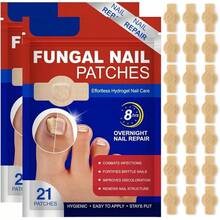 21 Pieces Nail Fungus Treatment, Nail Repair Patch, Nail Fungus Treatment For Toenails, Extra Strong Toenail Fungus Treatment, Nail Fungus Treatment Patch (1 Bag)